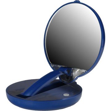 Floxite 15Xmag, Blue, Tabletop Mount, Round Glass Mirror