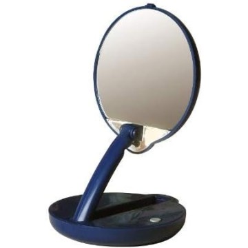 Floxite 15Xmag, Blue, Tabletop Mount, Round Glass Mirror